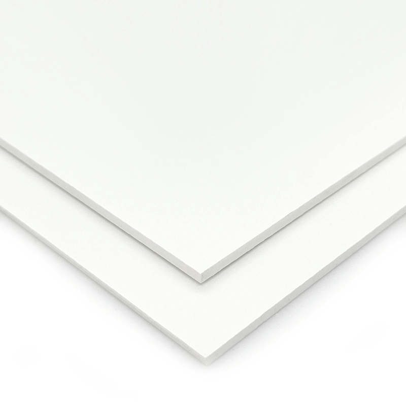 2.5mm  Brilliant White Satin PVC Wall Cladding Sheet 2.44m x 1.22m  image