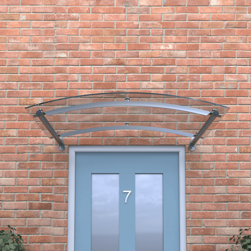 Clear Arched Door Canopy image