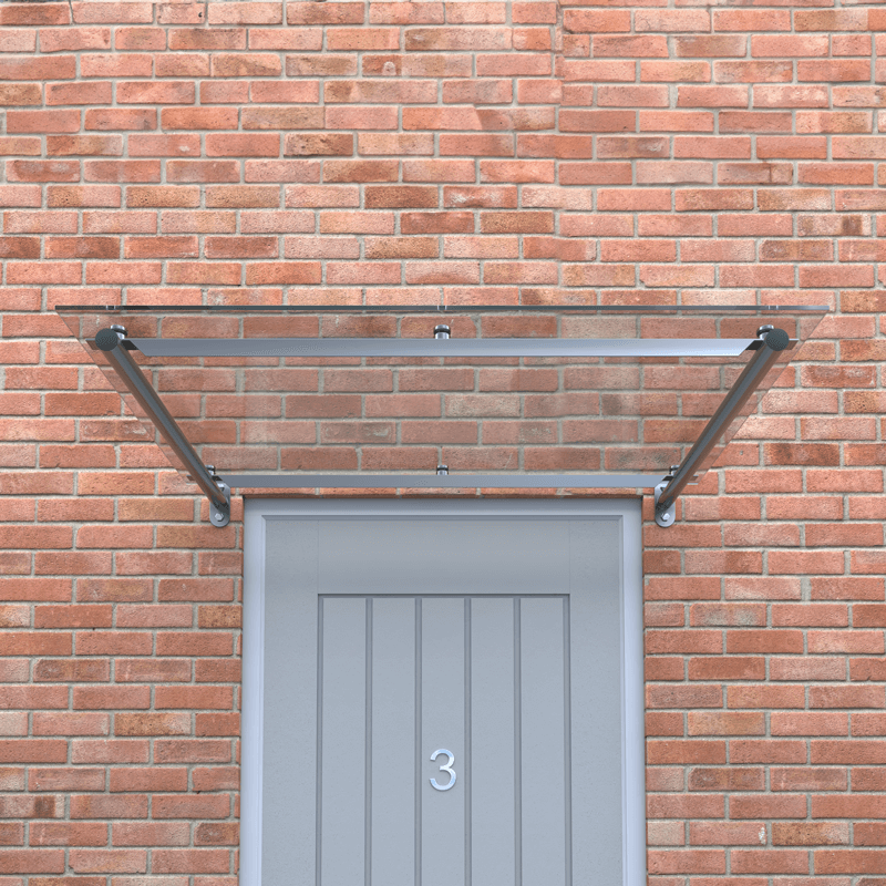 Clear Flat Door Canopy image