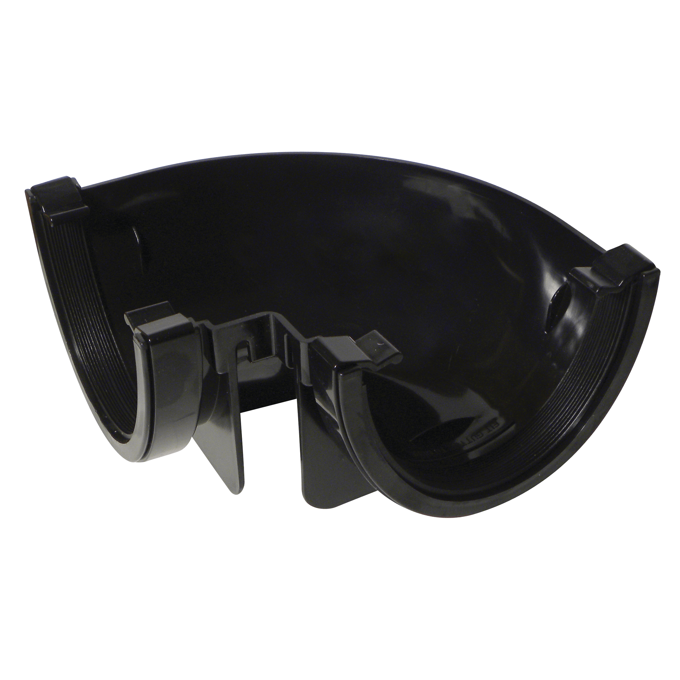 Kayflow 170mm SuperDeep 90° External Black Gutter Angle image