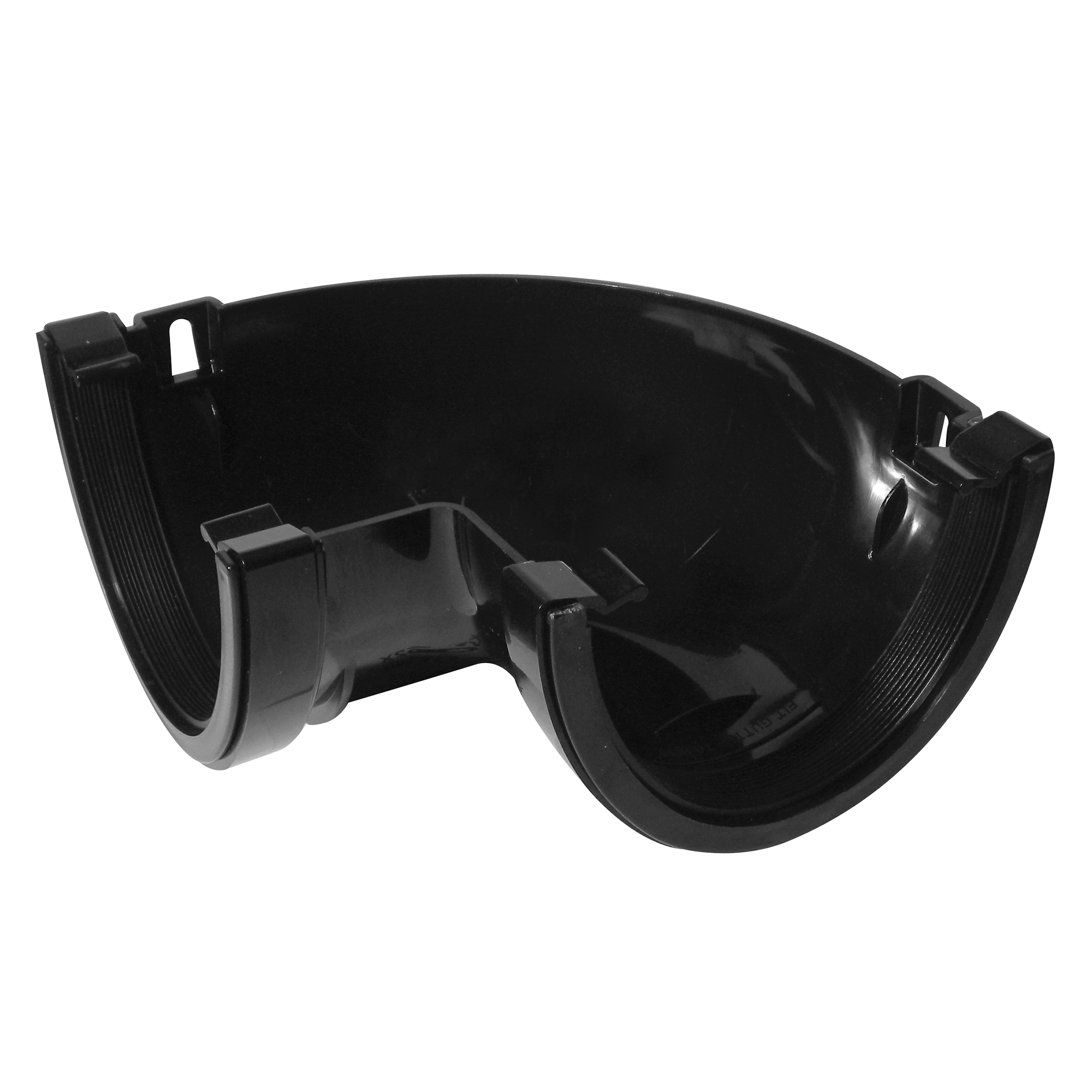 Kayflow 170mm SuperDeep 90° Internal Black Gutter Angle image