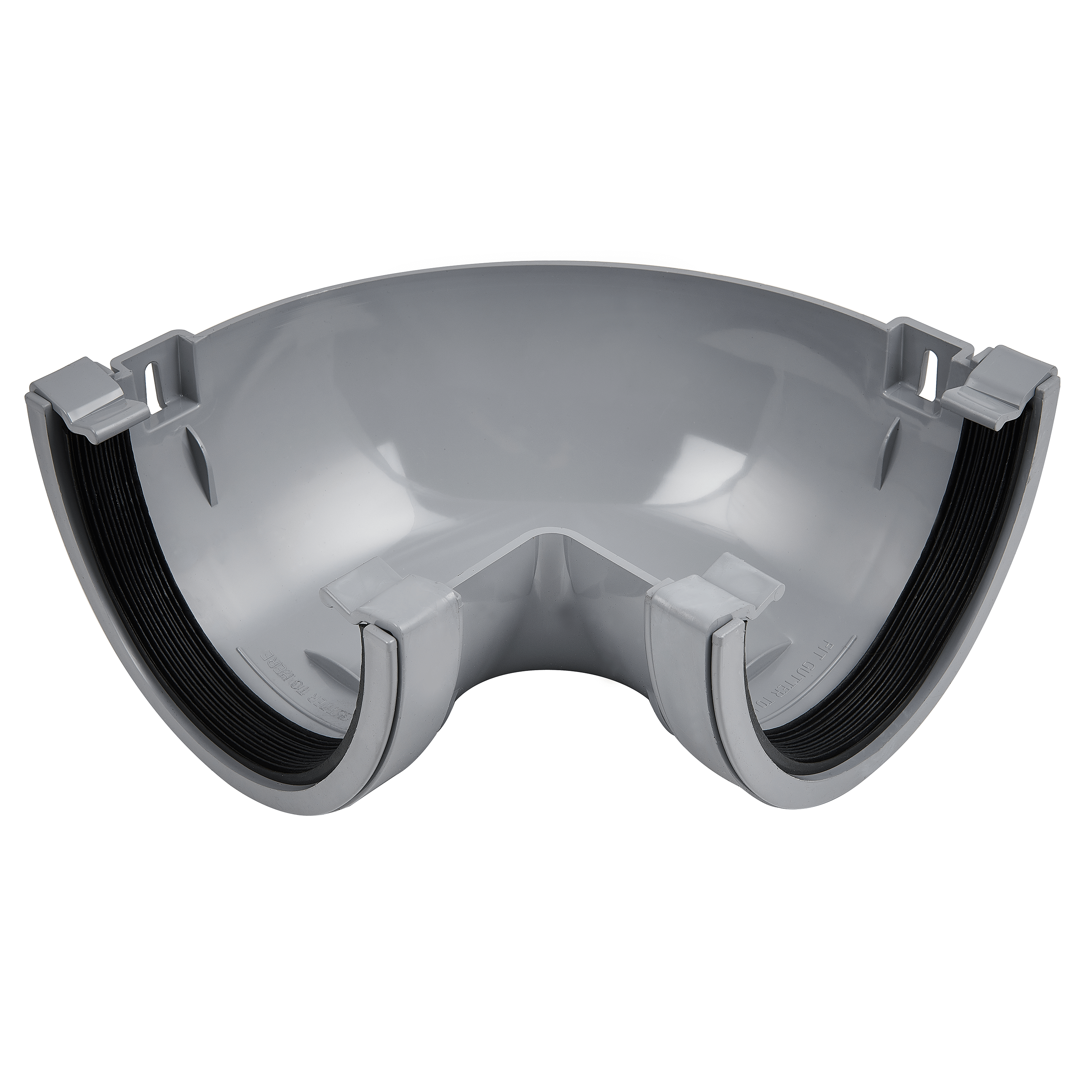 Kayflow 170mm SuperDeep 90° Internal Grey Gutter Angle image