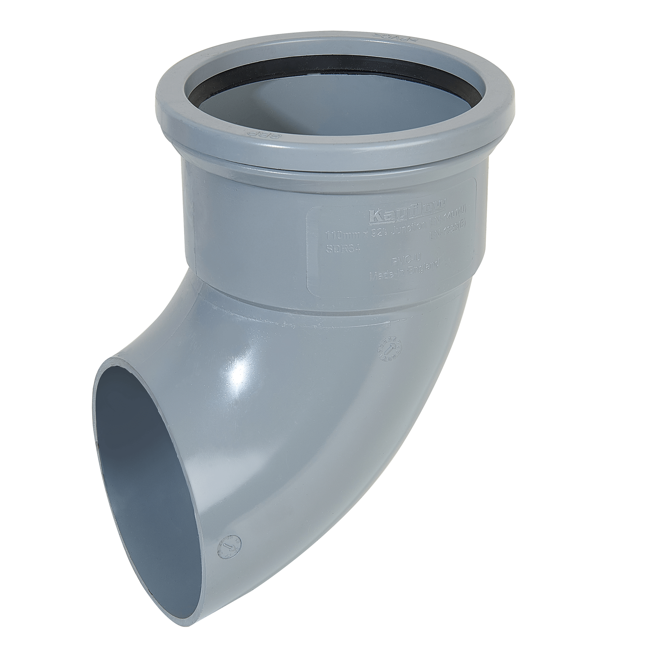 Kayflow 110mm Superdeep Grey Pipe Shoe image