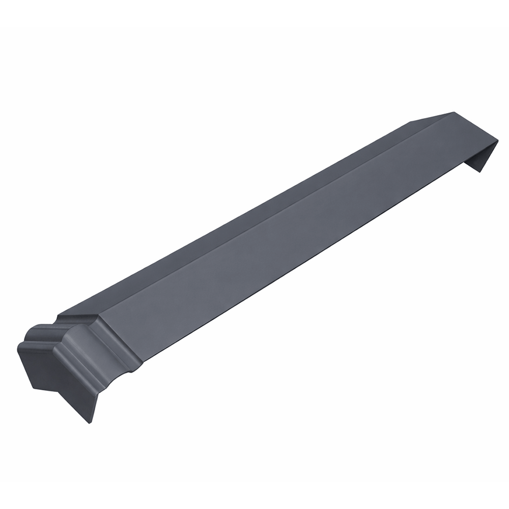 135 Degree Anthracite Grey Smooth Square/Ogee Double Ended External Fascia Corner 410mm Image