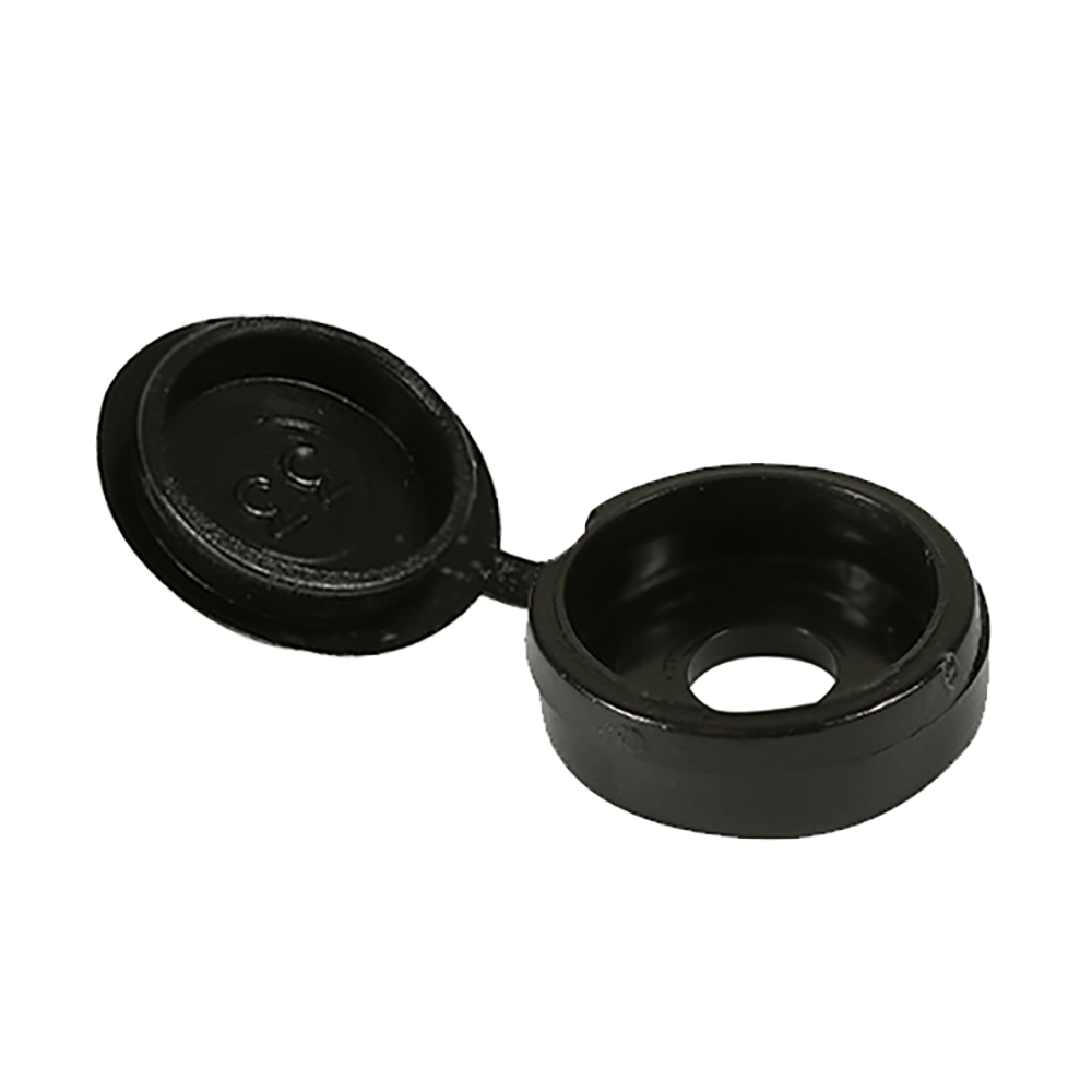 Timco Black Hinged Screw Caps for 3.0mm–4.5mm Screws Image