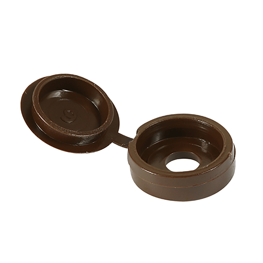 Timco Brown Hinged Screw Caps for 3.0mm–4.5mm Screws Image