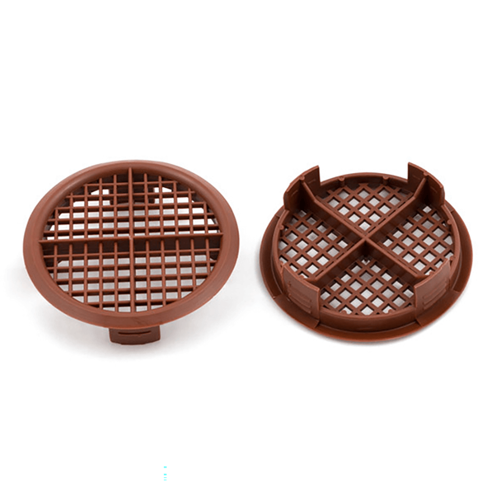 70mm Brown Circular Soffit Vent image