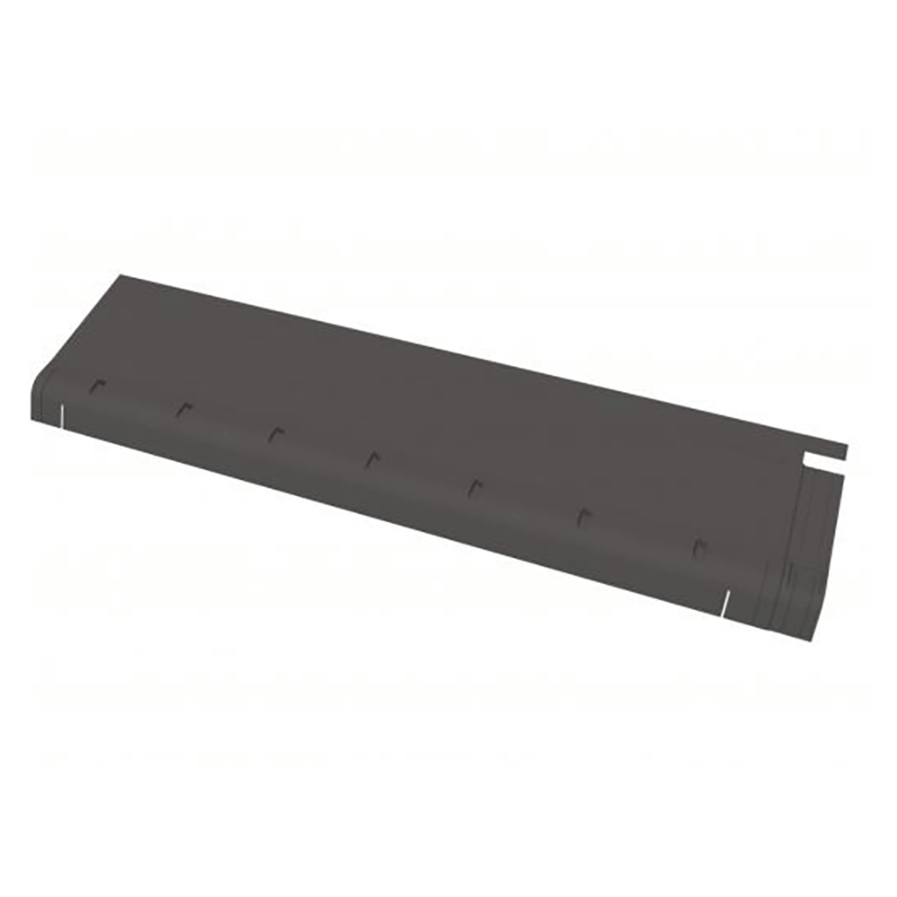 2-in-1 Black Over Fascia Eaves Vent Protector 1m image