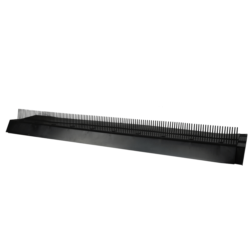 3-in-1 Black Over Fascia With Comb Filler Eaves Vent Protector 1m image