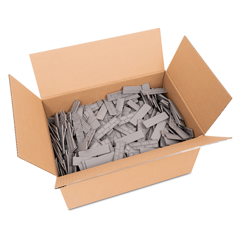 4mm x 28mm Grey Flat Packers Box of 1000 image