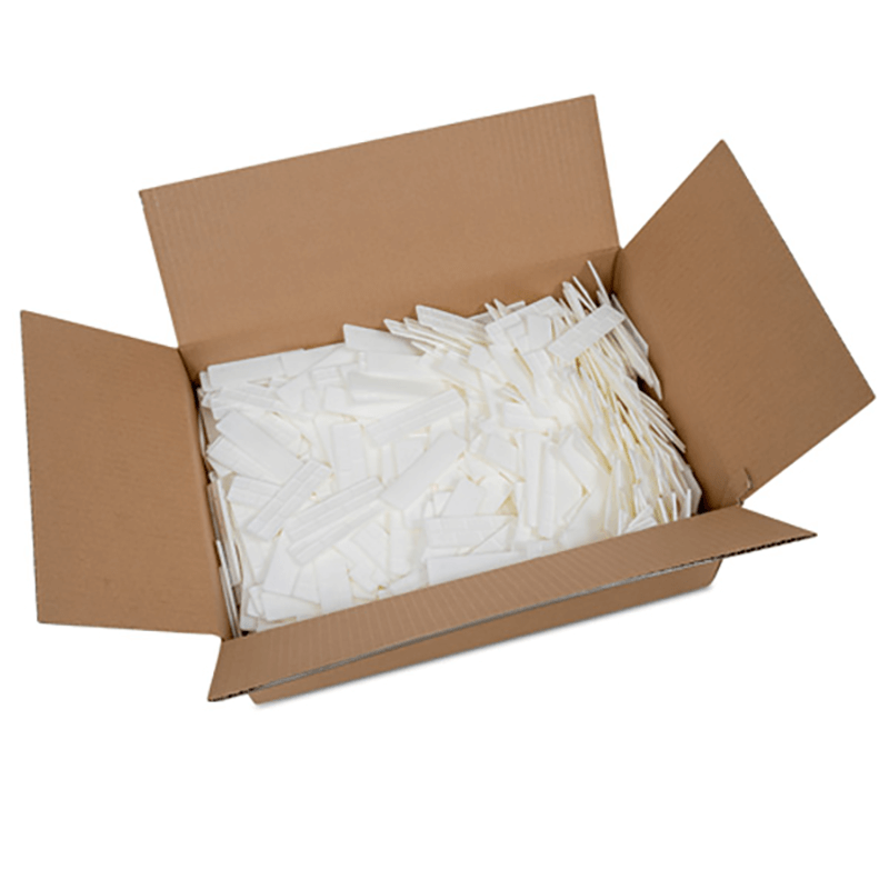 3mm x 28mm White Flat Packers Box of 1000 image