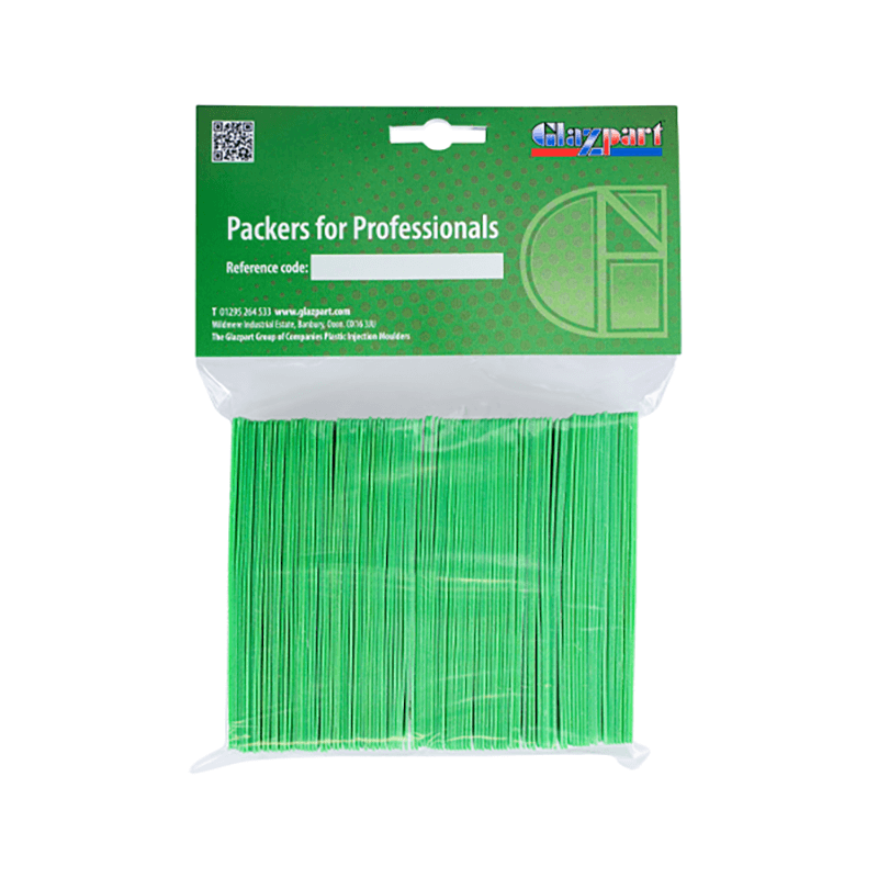 1mm x 28mm Green Flat Packers Bag of 100 image