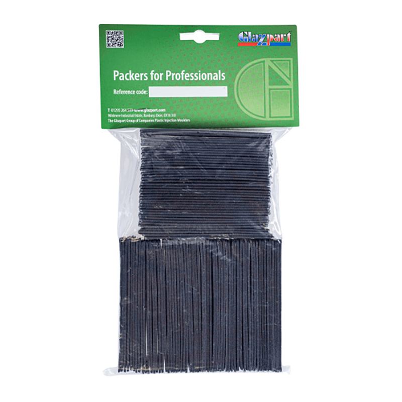 2mm x 28mm Black Flat Packers Bag of 100 image