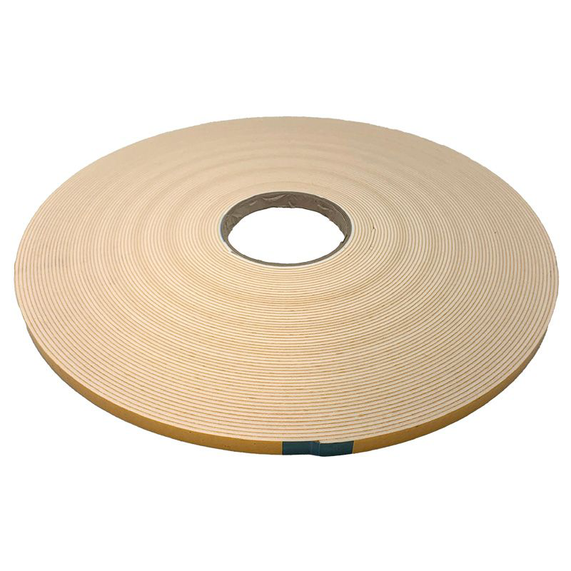 10mm x 1mm White Mounting Foam Trim Tape Roll 50m image