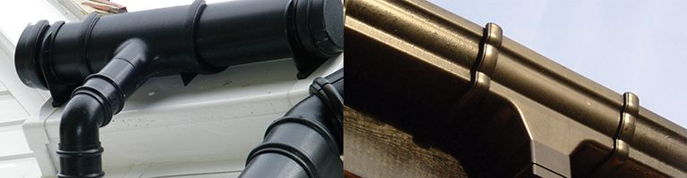 Anthracite Square Line Guttering 