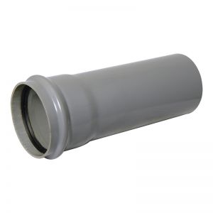 110mm Grey Round Downpipe image
