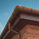 Brown Guttering & Downpipe image