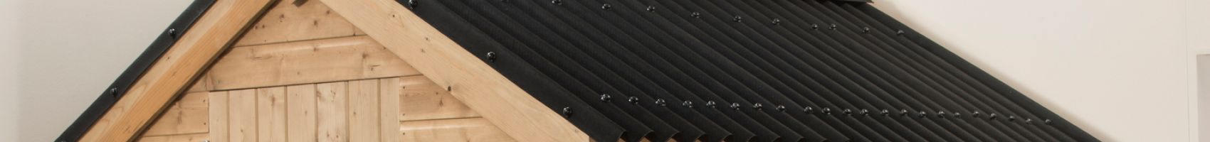 Corrugated Bitumen Sheet 950mm x 2000mm Black