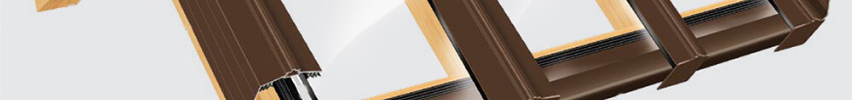Aluminium F Section 10mm 3m Brown (Ral8040)