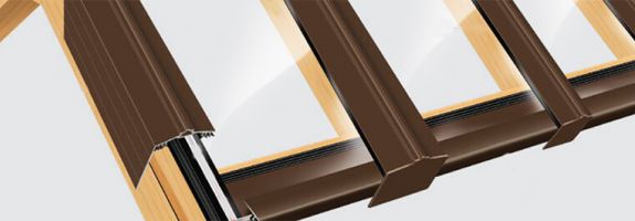 Capex 70mm Wall Finishing Profile 3m Brown (RAL8040)