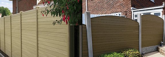 110mm x 90mm PVC Composite Fence Post Natural 2.7m