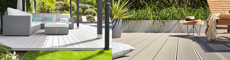 140mm Slate Grey Double Faced Twinson Decking 6m 