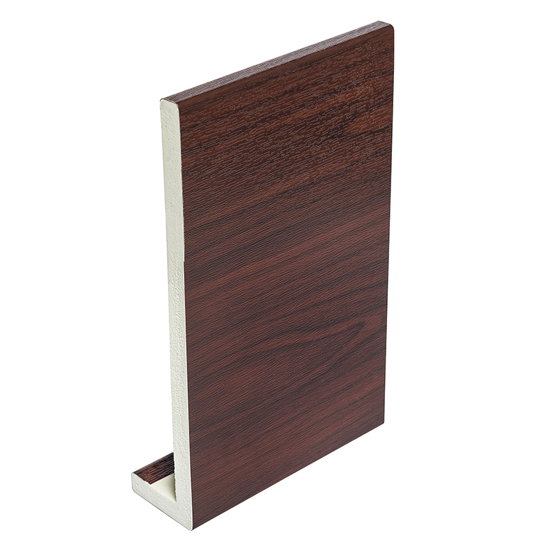 200mm x 9mm Rosewood Fascia Cover Board 5m image
