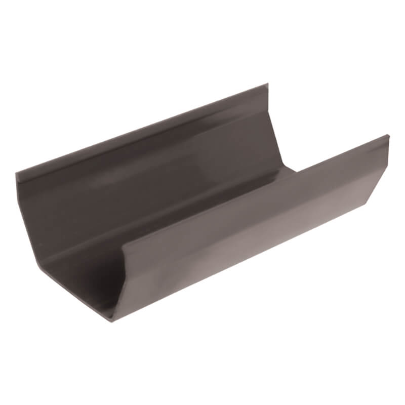 114mm Anthracite Grey Square Gutter 4m