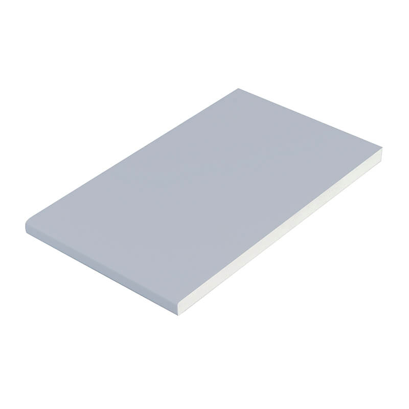 150mm x 9mm Smooth Light Grey Flat Soffit Board 5m (RAL7040) image