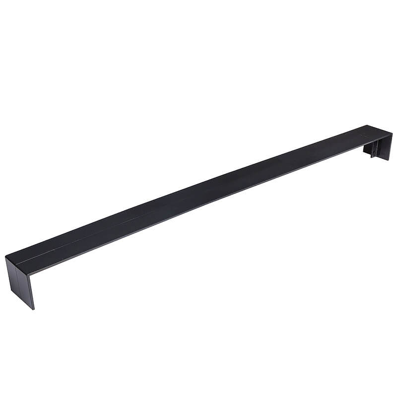 500mm x 35mm Smooth Black Double Ended Fascia Joint