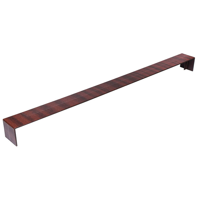 500mm x 35mm Mahogany Woodgrain Double Ended Fascia Joint image