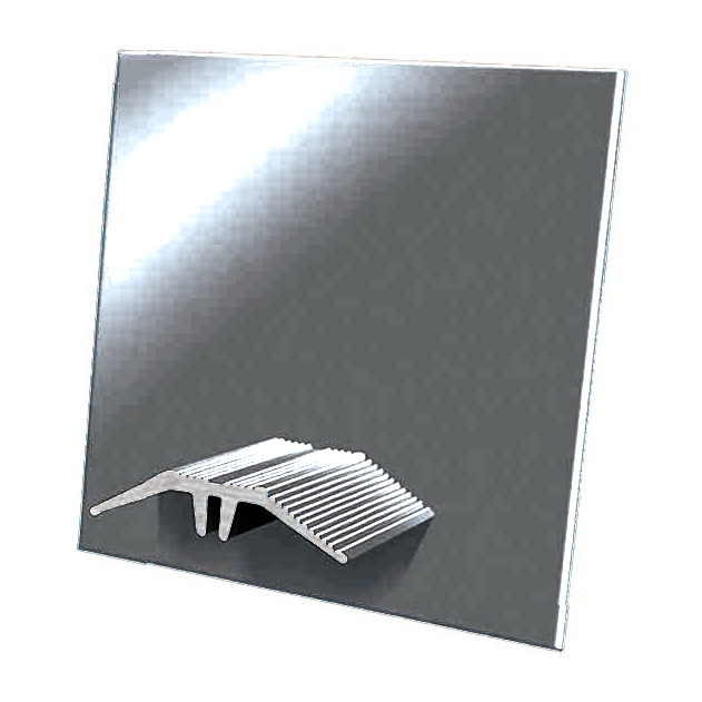 Cresfinex MK2/MK4 100mm Wall Endcap Aluminium image