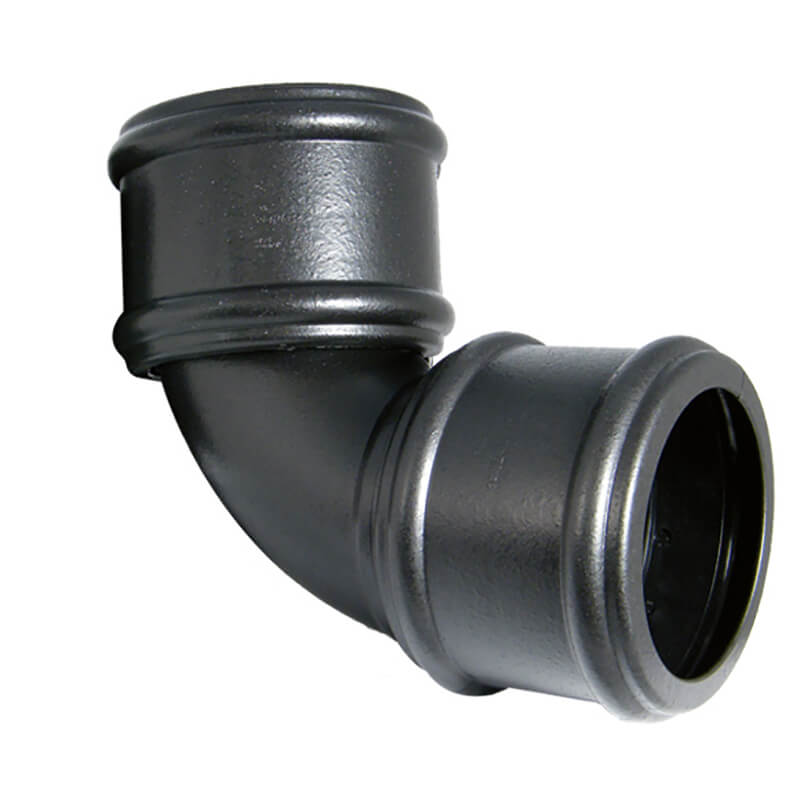 92.5° Bend Double Socket Cast Iron Soil 110mm image