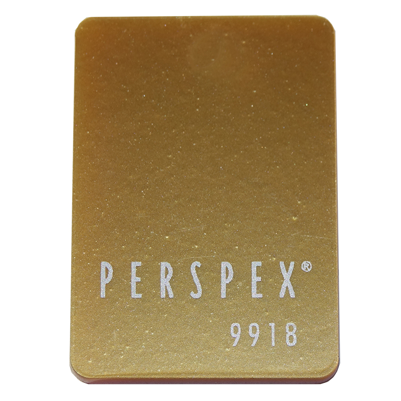 3mm Perspex Metallics Gold 9918  image