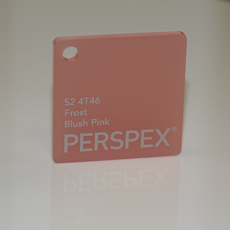 Perspex® Frost 5mm Blush Pink S2 4T46 2030mm x 1520mm