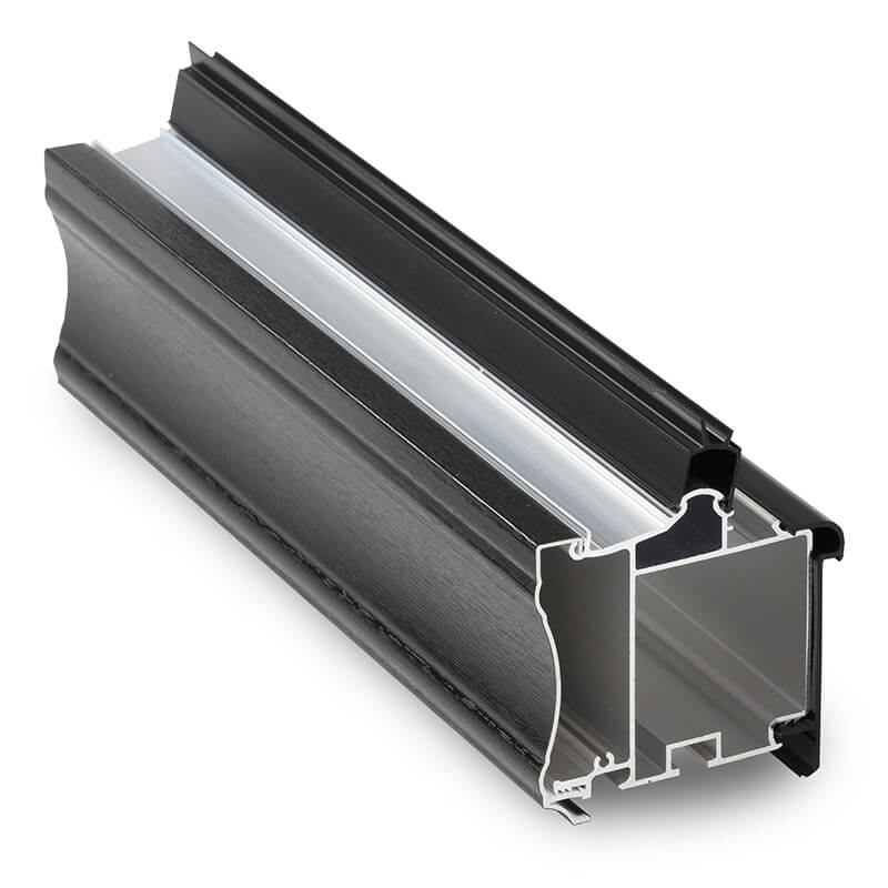 3m Black Ash Eaves Beam To Suit Self Support Glazing Bars  image