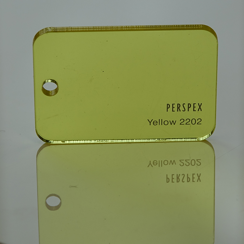 Perspex® Tint 5mm Yellow 2202 2030mm x 1520mm 