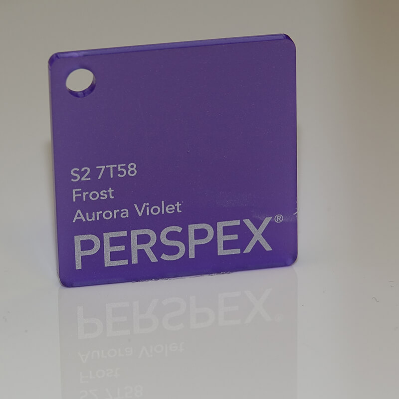 Perspex® Frost 3mm Aurora Violet S2 7T58 2030mm x 1520mm