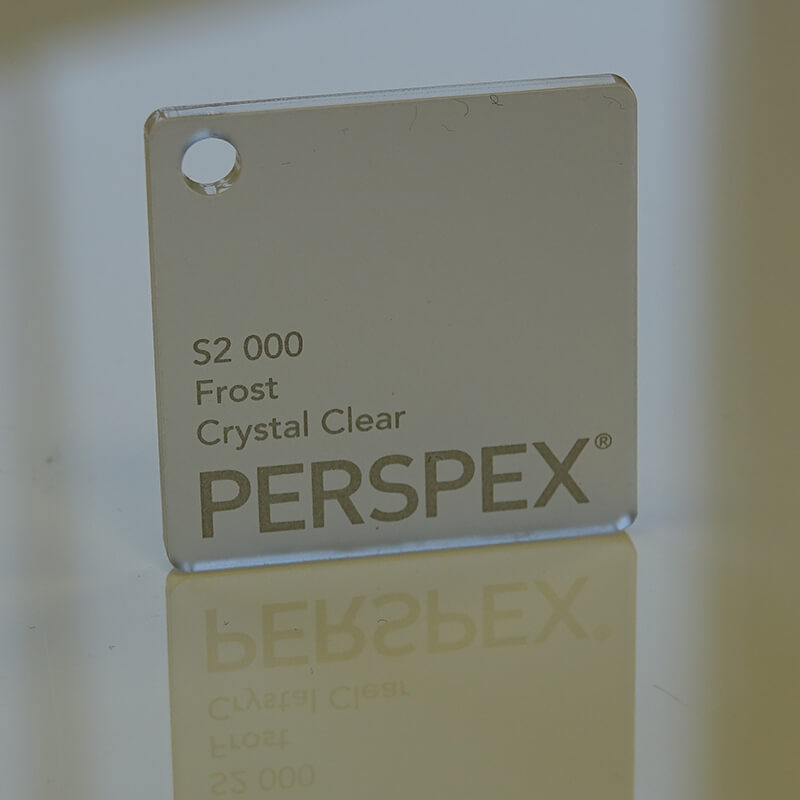 Perspex® Frost 3mm Crystal Clear S2 000 2030mm x 1520mm