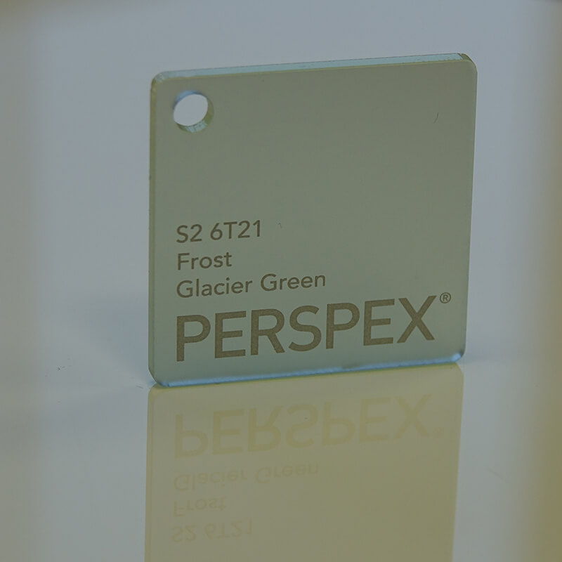Perspex® Frost 3mm Glacier Green S2 6T21 2030mm x 1520mm