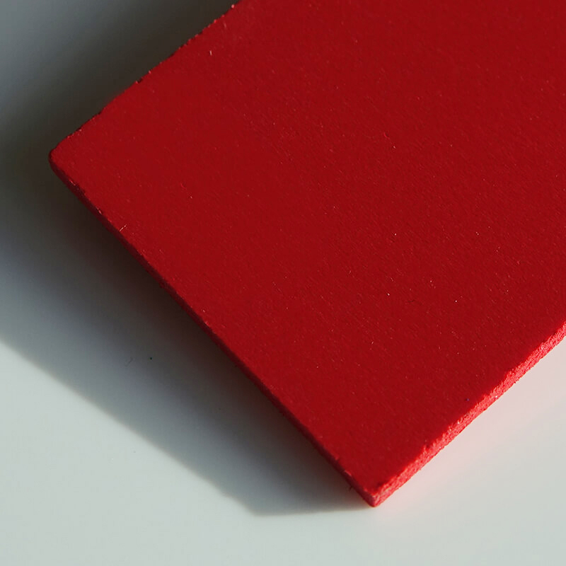3mm Medium Density Bright Red Matt Foam  image