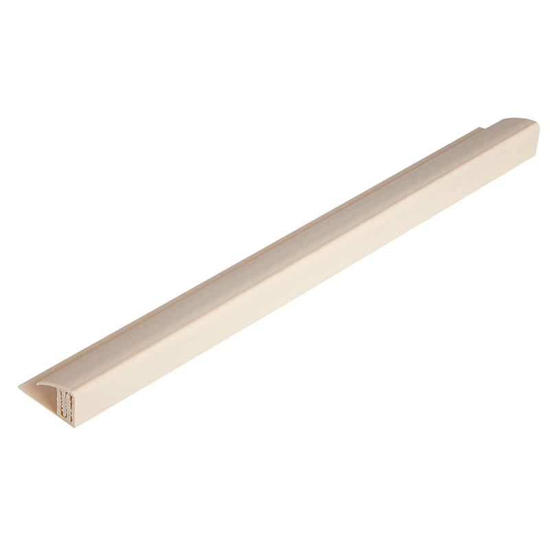 Ivory 5-8mm Wall Panel End Cap 2.6m  image