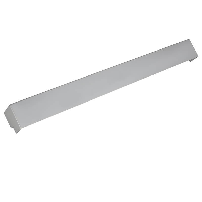 500mm x 42mm Smooth Light Grey Double End Corner 