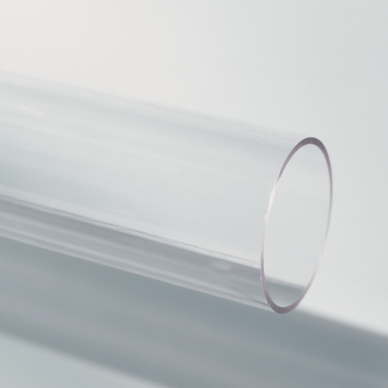 7mm Outer Diameter / 5mm Inner Diameter Clear Extruded Acrylic Tube image