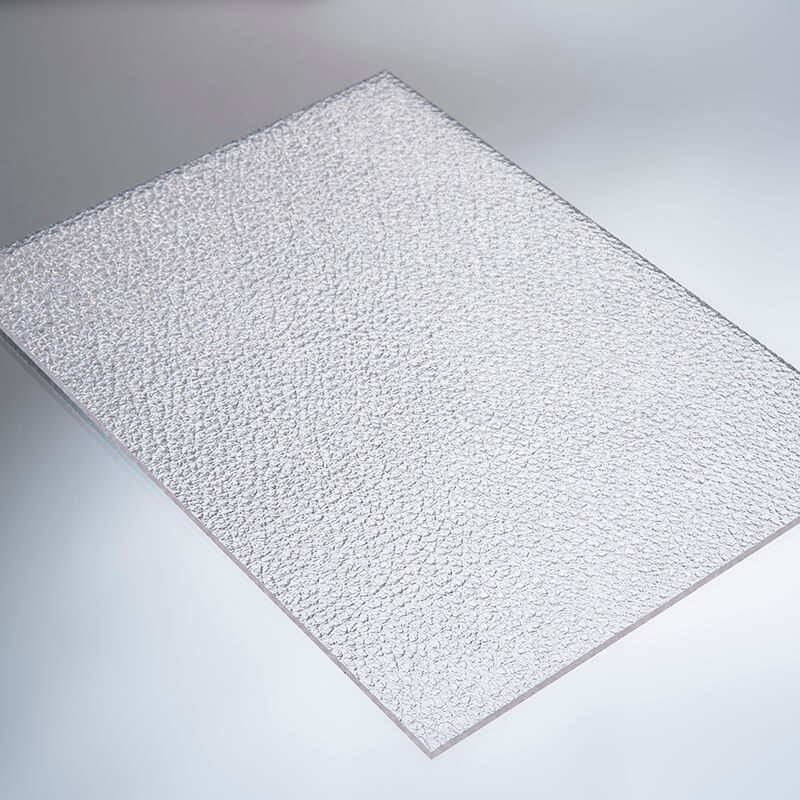 3mm Clear Patterned Polycarbonate