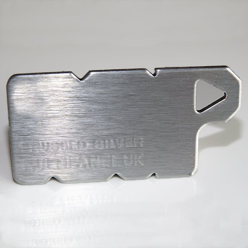 3mm Brushed Silver Aluminium Composite Sheet  image