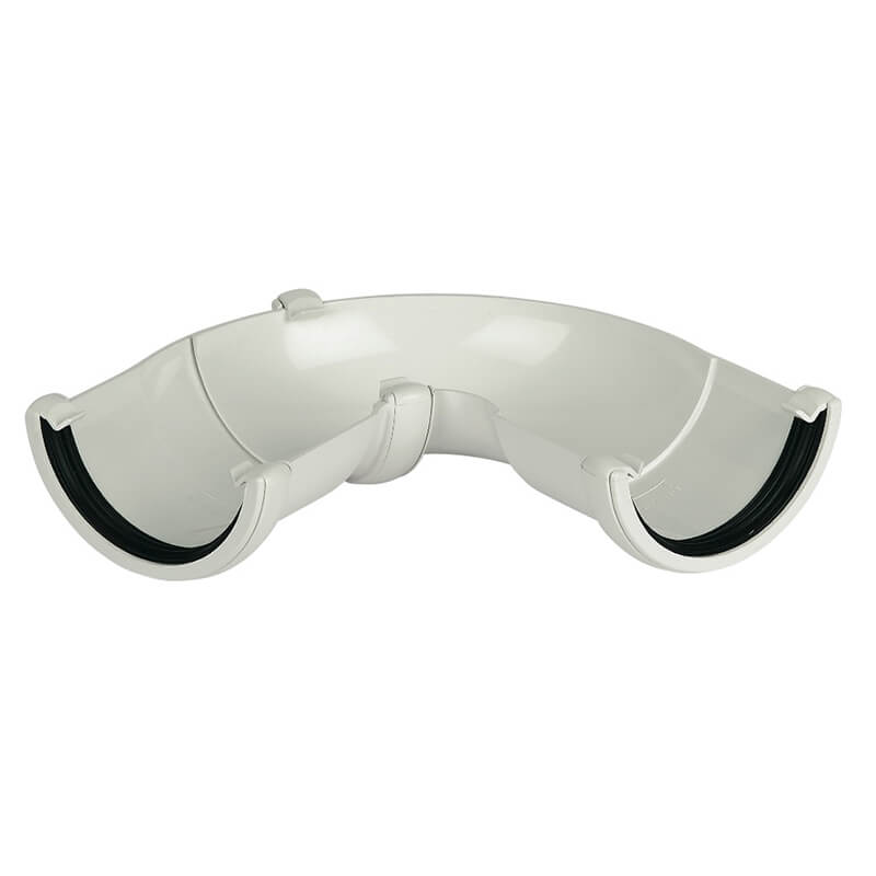 112mm Round White 50-156° Gutter Adjustable Angle  image
