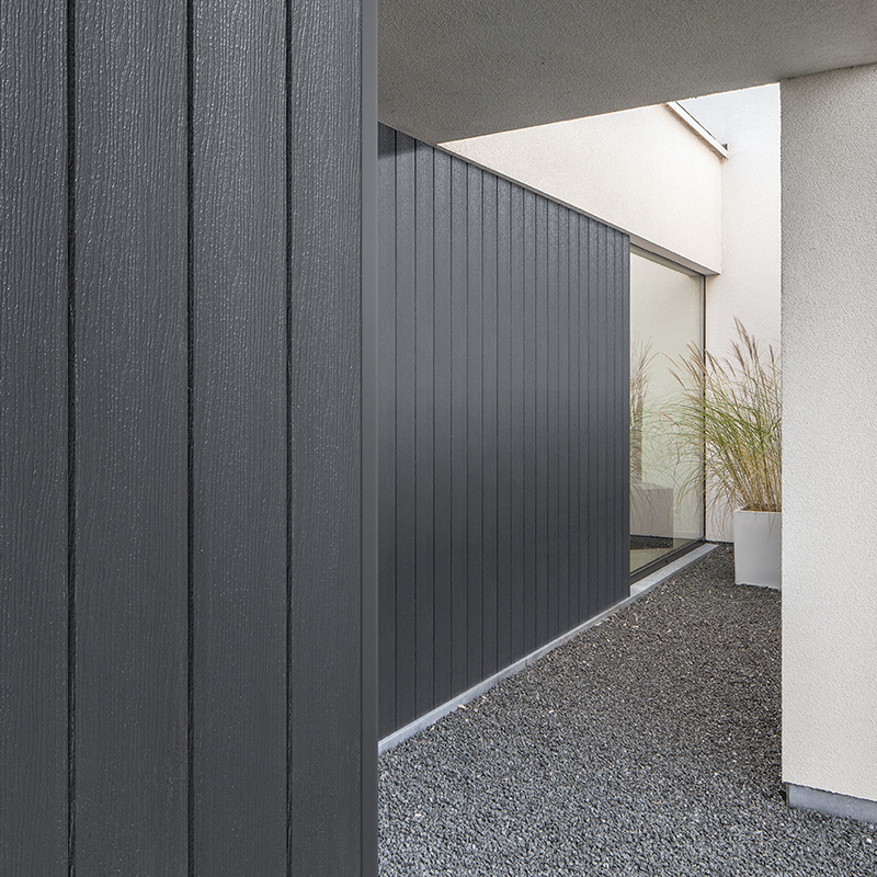 333mm Durasid Original Double Siding Wall Cladding Anthracite 5m 