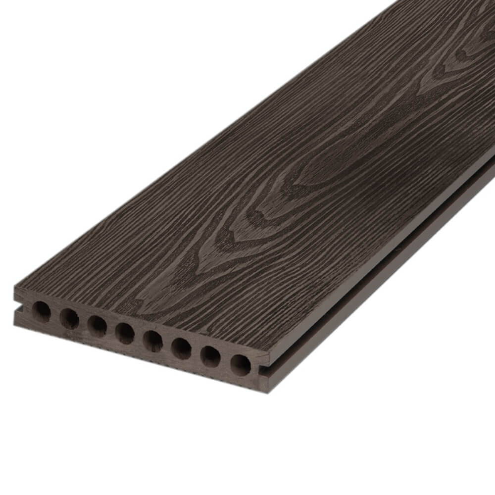 150mm Brown Dueto Woodgrain Composite Decking 3.6m image