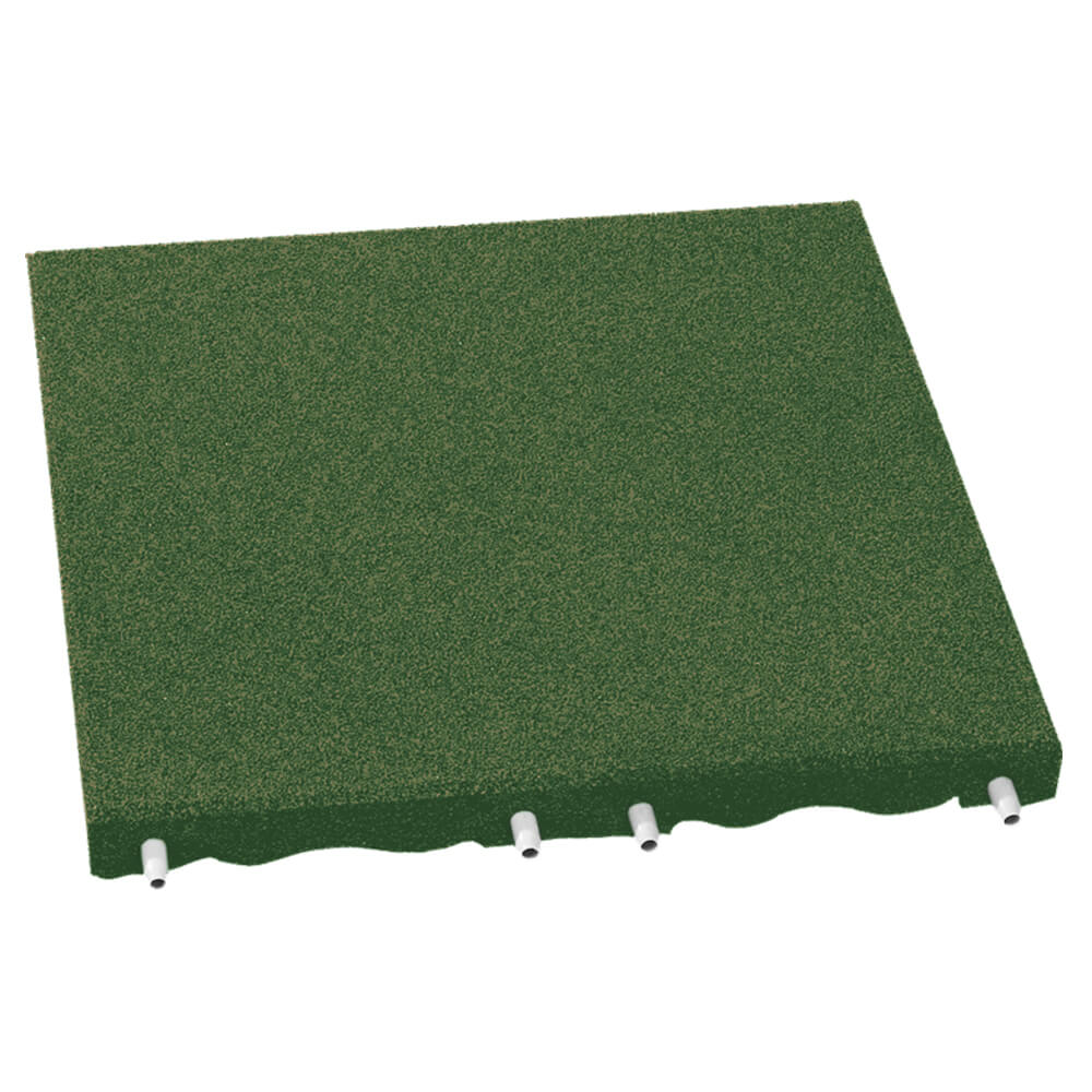 Green 50mm RubberLok Play-Safe Tile (500mm x 500mm) image
